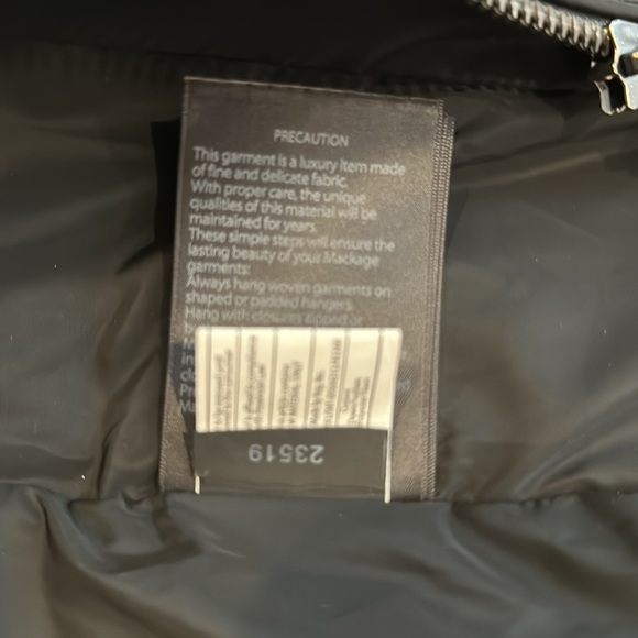 NEW BLACK ADALI MACKAGE COAT XXS - Picture 6 of 9